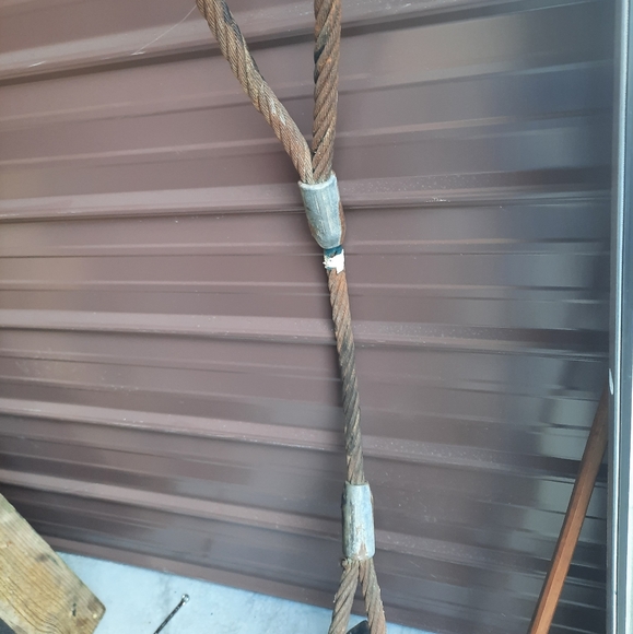 Towing equipment 2" ,25/8, with pins and tug boat cable tie, 4 ft. Long, looped - Picture 2 of 4